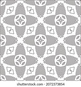 Repeating geometric tiles from striped elements.Modern geometric background with abstract shapes.Monochromatic Repeating Patterns.abstract texture.black and white striped ornament for design.