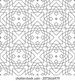 Repeating geometric tiles from striped elements.Modern geometric background with abstract shapes.Monochromatic Repeating Patterns.black  striped pattern for design.