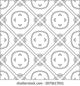 Baldosas geométricas repetitivas a partir de elementos rayados.Fondo geométrico moderno con formas abstractas.Patrones repetitivos monocromáticos.Patrón rayado negro para el diseño.