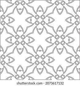 Repeating geometric tiles from striped elements.Modern geometric background with abstract shapes.Monochromatic Repeating Patterns.black  striped pattern for design.