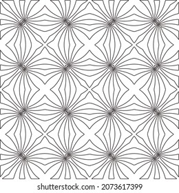 Repeating geometric tiles from striped elements.Modern geometric background with abstract shapes.Monochromatic Repeating Patterns.black  striped pattern for design.