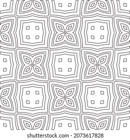 Repeating geometric tiles from striped elements.Modern geometric background with abstract shapes.Monochromatic Repeating Patterns.black  striped pattern for design.