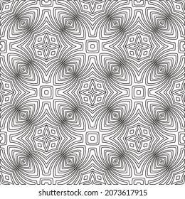 Repeating geometric tiles from striped elements.Modern geometric background with abstract shapes.Monochromatic Repeating Patterns.black  striped pattern for design.