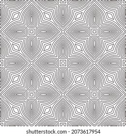 Repeating geometric tiles from striped elements.Modern geometric background with abstract shapes.Monochromatic Repeating Patterns.black  striped pattern for design.