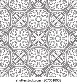 Repeating geometric tiles from striped elements.Modern geometric background with abstract shapes.Monochromatic Repeating Patterns.black  striped pattern for design.