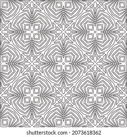Repeating geometric tiles from striped elements.Modern geometric background with abstract shapes.Monochromatic Repeating Patterns.black  striped pattern for design.