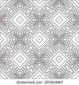 Repeating geometric tiles from striped elements.Modern geometric background with abstract shapes.Monochromatic Repeating Patterns.black  striped pattern for design.