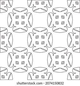 Wiederholt geometrische Fliesen aus gestreiften Elementen.Moderner geometrischer Hintergrund mit abstrakten Formen.Monochromatische Wiederholung Muster.abstrakte Textur.Schwarz-Weiß gestreifte Ornamente für Design.