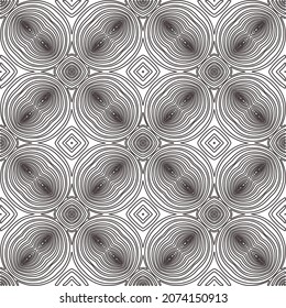 Repeating geometric tiles from striped elements.Modern geometric background with abstract shapes.Monochromatic Repeating Patterns.abstract texture.black and white striped ornament for design.