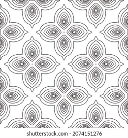 Repeating geometric tiles from striped elements.Modern geometric background with abstract shapes.Monochromatic Repeating Patterns.abstract texture.black and white striped ornament for design.