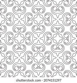 Repeating geometric tiles from striped elements.Modern geometric background with abstract shapes.Monochromatic Repeating Patterns.abstract texture.black and white striped ornament for design.
