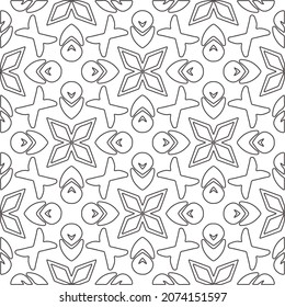 Repeating geometric tiles from striped elements.Modern geometric background with abstract shapes.Monochromatic Repeating Patterns.abstract texture.black and white striped ornament for design.