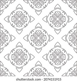 Repeating geometric tiles from striped elements.Modern geometric background with abstract shapes.Monochromatic Repeating Patterns.abstract texture.black and white striped ornament for design.