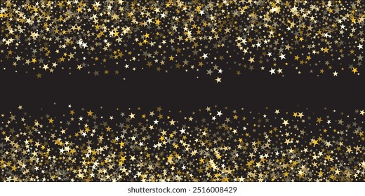 Repeating gold glitter pattern. Yellow and golden dots wallpaper.  Template premium award design. Vector illustration