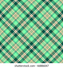 Repeating green-turquoise cross pattern (vector EPS 10)