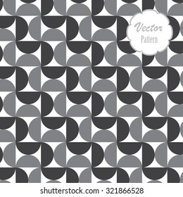 repeating half circle, geometric pattern