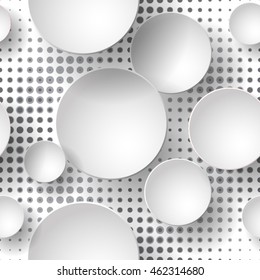 repeating halftone dots illustration.Seamless texture for your design.Pattern can be used for background.