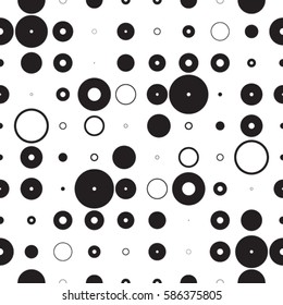 repeating halftone dots illustration.Seamless texture for your design.Pattern with tiny circles can be used for background.