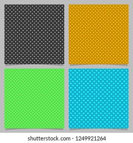 Repeating heart pattern background set - vector love concept illustrations