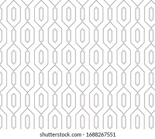 Repeating hexagon shape vector pattern