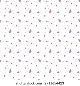 Repetir los ramos de lavanda sin patrón adecuado para temas de bienestar y spa