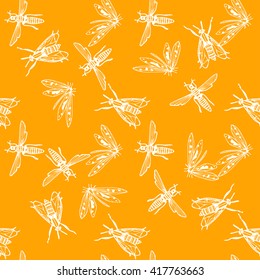 Repeating modern background seamless pattern.