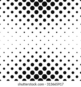 Repeating monochrome dotted pattern