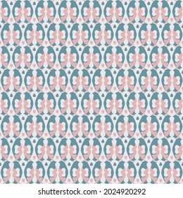 Ornamento repetitivo de mínimo estilo étnico. 
Patrón moderno y sin fisuras con elementos elegantes para la impresión de arte minimalista, textil, decoración de papel pintado boho. Ilustración vectorial en colores pastel.
