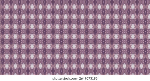 Design ornamental repetitivo em tons de alfazema com simetria floral. Elegante e abstrato, ideal para têxteis ou papéis de parede.