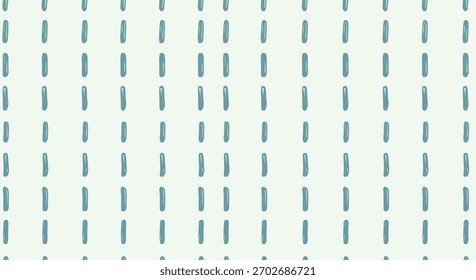 A repeating pattern of abstract blue vertical strokes on a light green background.