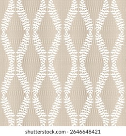 A repeating pattern of abstract shapes in a dotted design, suitable for backgrounds or textile prints.