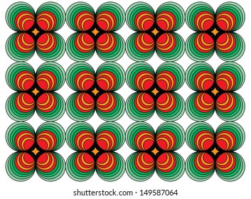 repeating pattern of circles