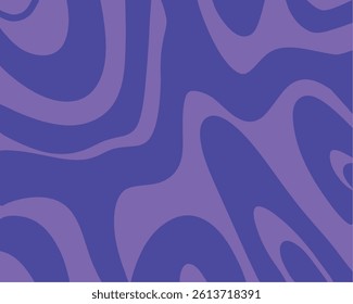 A repeating pattern of curved, flowing lines creates a textured effect. The lines are layered, with varying shades of purple, giving a sense of depth and movement.  