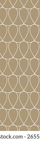 A repeating pattern of intertwined heart shapes in a beige and white color scheme, suitable for backgrounds or textile designs.