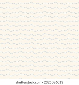 repeating pattern with lines in the form of a wave. beige wallpaper for packaging decoration, background