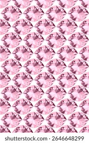 A repeating pattern of pink and purple diamond shapes creating a visually appealing design.