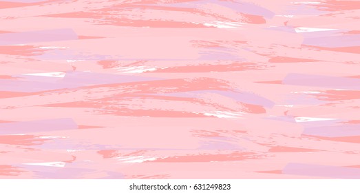 Repeating pattern with Pink purple paint texture.Hand drawn with rough paint seamless background. Colorful brushed backdrop with some grunge texture and overlapping strokes.