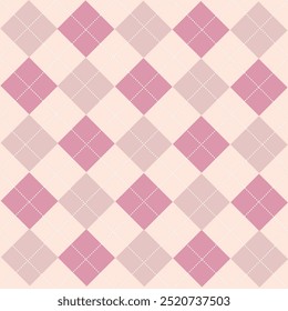 Padrão repetitivo de roxo no fundo rosa do bebê, perfeito para projetos temáticos de verão, têxteis, papel de embrulho, papelaria e fundos digitais.