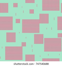 Repeating pattern with rectangles. Seamless vector pattern.