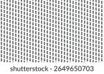 Repeating pattern of small, dark diamond shapes arranged in vertical rows against a white background.