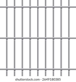 A repeating pattern of smooth metal bars is displayed. The bars are arranged both vertically and horizontally on a plain white backdrop, creating a grid.