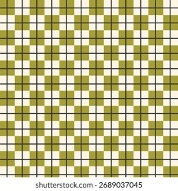 Repeating pattern of squares, commonly known as a gingham or checkerboard pattern, with a grid overlay.