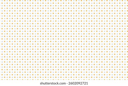 A repeating pattern with stars in different sizes