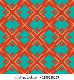 Repeating pattern with stylish floral and geometric ornaments