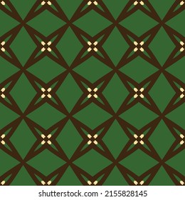 Repeating pattern with stylish floral and geometric ornaments