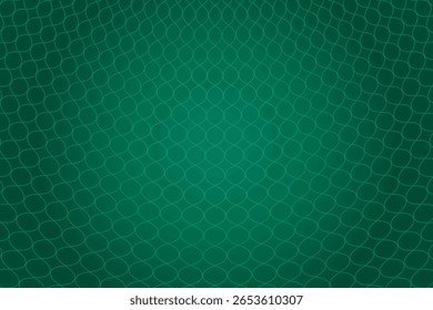 Um padrão repetitivo de ondas finas e interligadas em um verde azul-petróleo mais claro contra um fundo de gradiente verde-escuro, criando uma estética sofisticada e moderna.