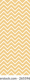 A repeating pattern of zigzag lines in orange and white, suitable for backgrounds or textile designs.