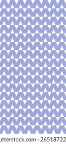 A repeating pattern of zigzag lines in a soft lavender hue, crea