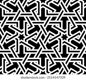 Repeating patterns of Geometric Graphic design. Seamless pattern of Printable vector.