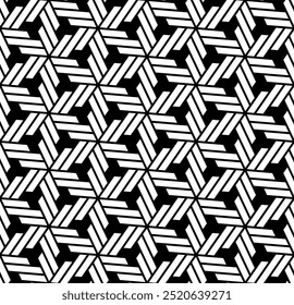 Repeating patterns of Geometric Graphic design. Seamless pattern of Printable vector. Interlocking knot cover backdrop layout background designs.
